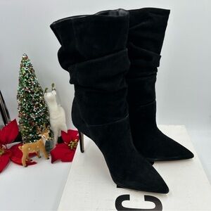 Women’s Schutz suede ankle boots size 9.5 made in Brazil